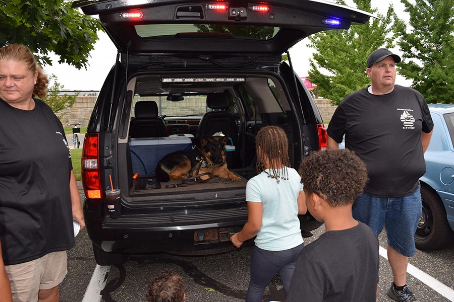 Police K9 Unit at Kids Safety Expo
