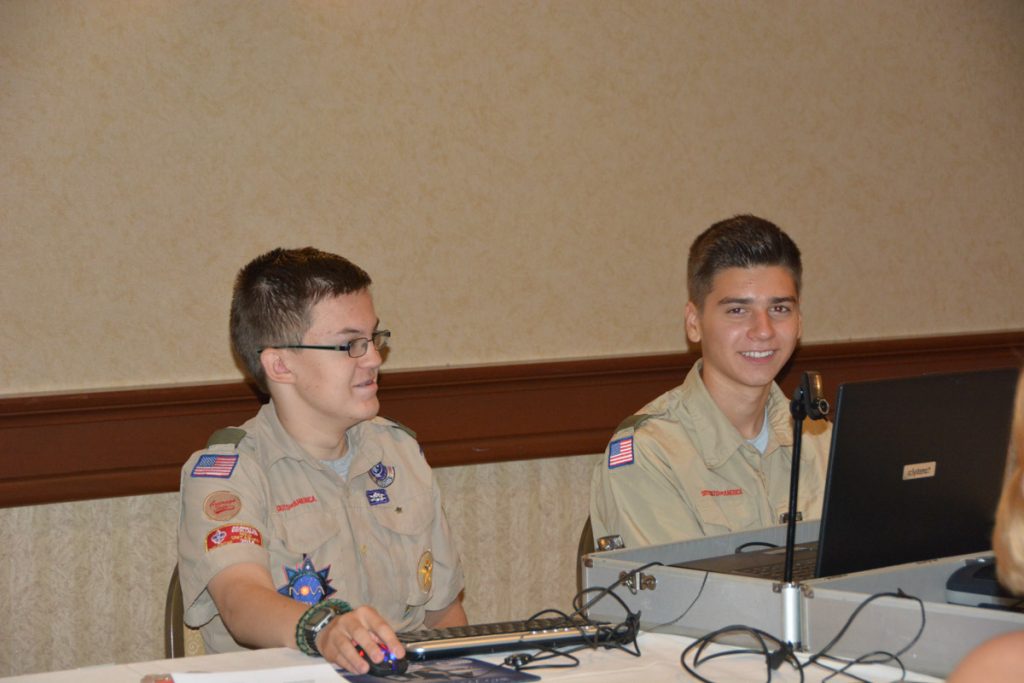 Boy Scouts at Kids Safety Expo