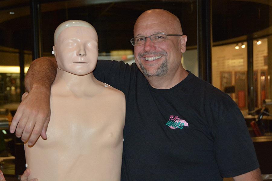 WMAS and dummy at Kids Safety Expo 2018
