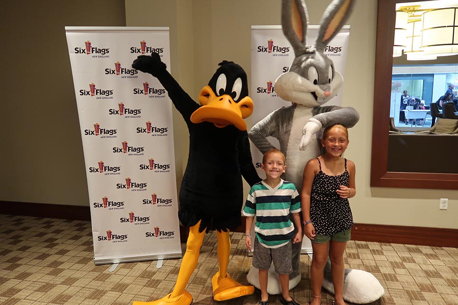 Bugs Bunny and Daffy Duck at Kids Safety Expo