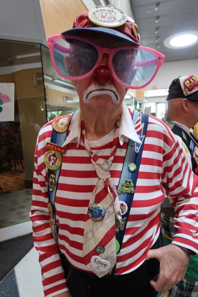 Clown at Kids Safety Expo