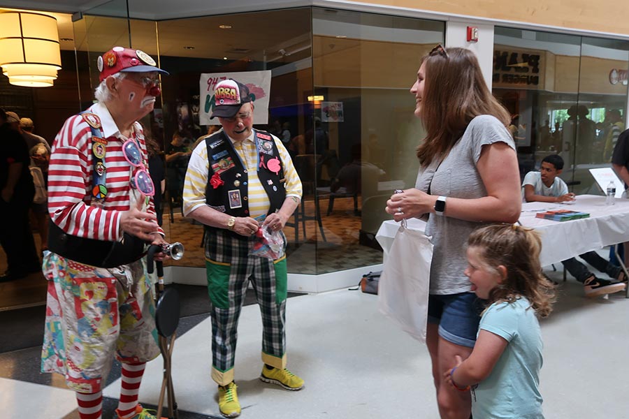 Clowns at Kids Safety Expo