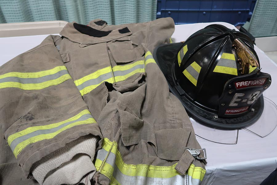 Firefighter Gear at Kids Safety Expo