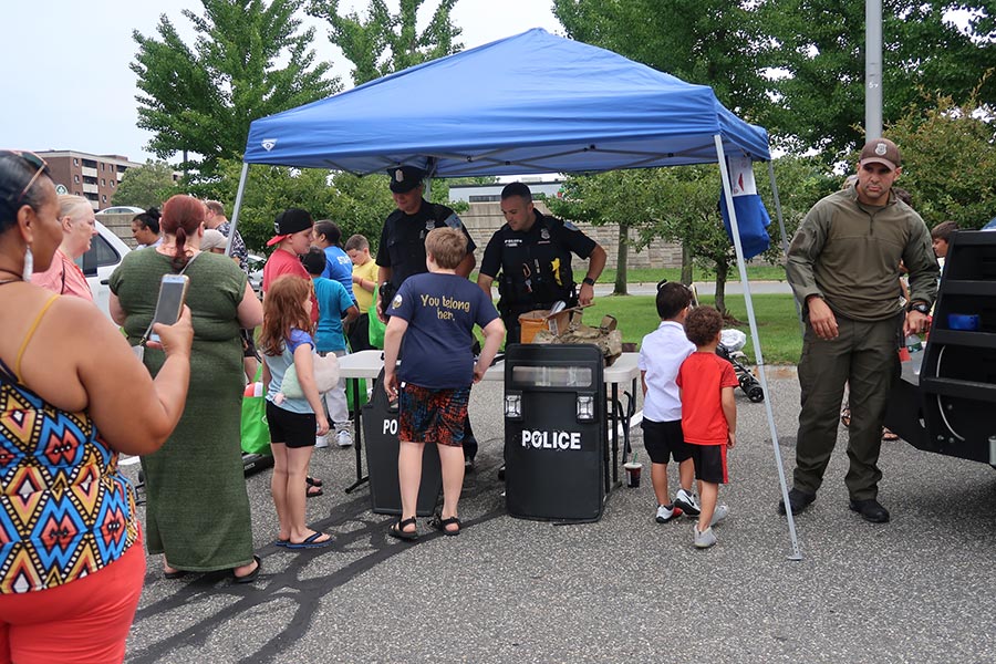 Police at Kids Safety Expo