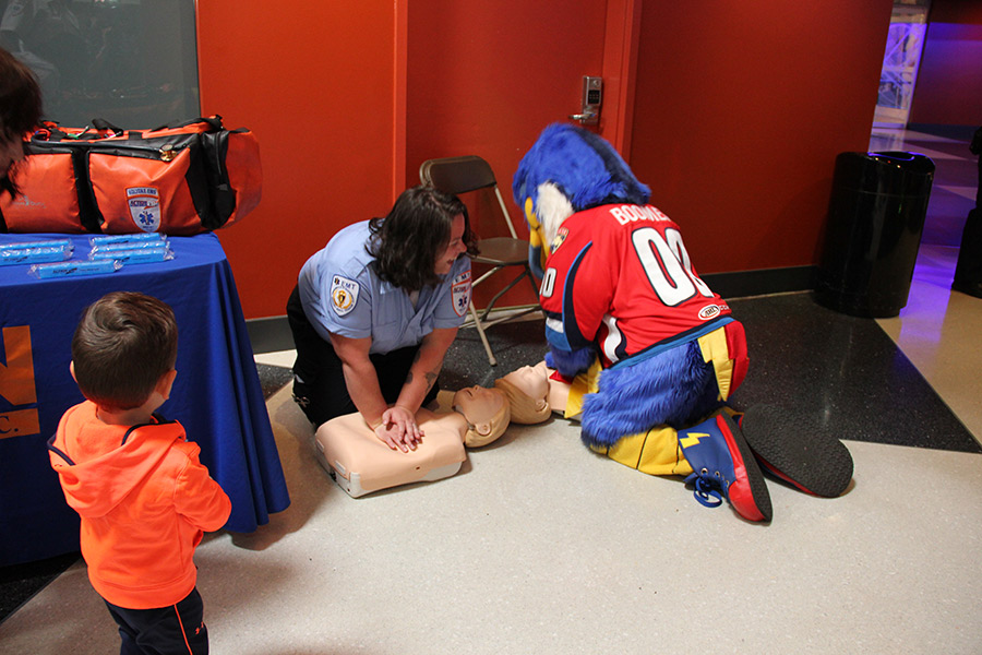 Thunderbird CPR at Kids Safety Expo