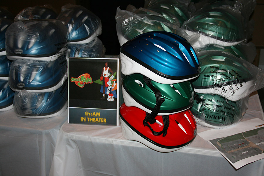 Helmets and Space Jam at Kids Safety Expo 2018