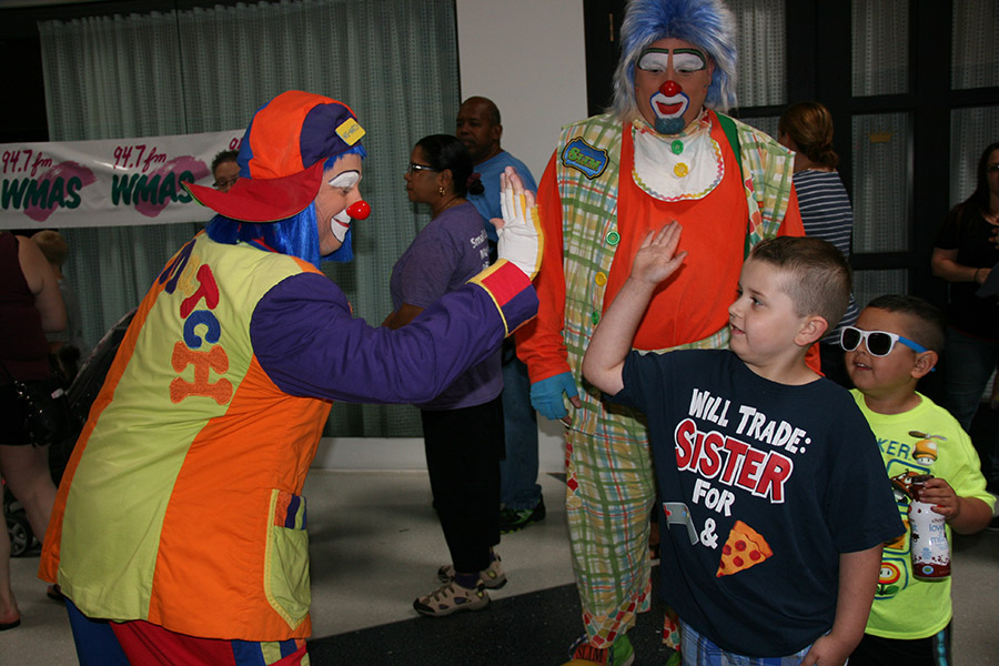 Kids and Clowns at Kids Safety Expo 2018