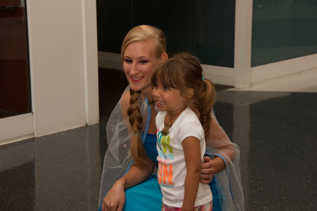 Princess Elsa at Kids Safety Expo