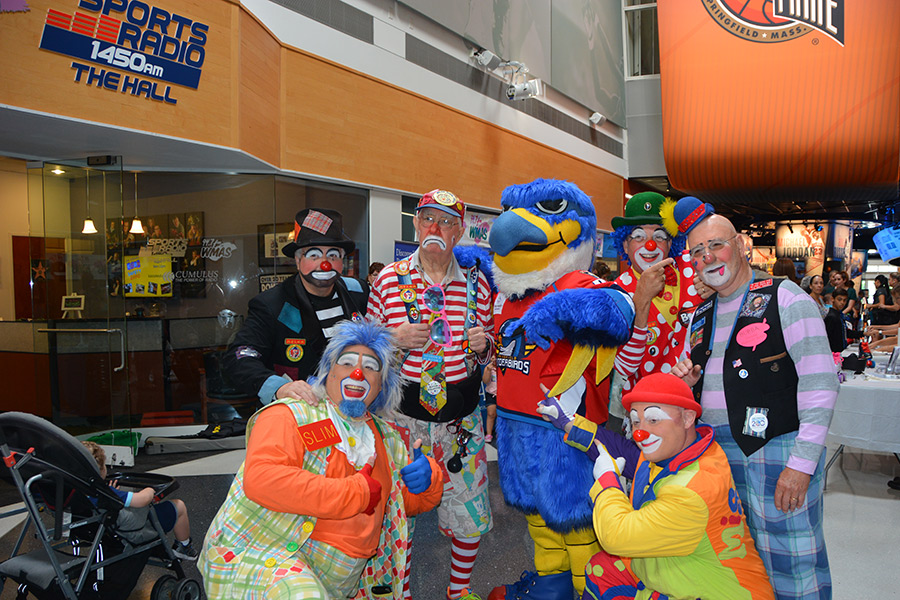 Clowns and Thunderbird at Kids Safety Expo 2018