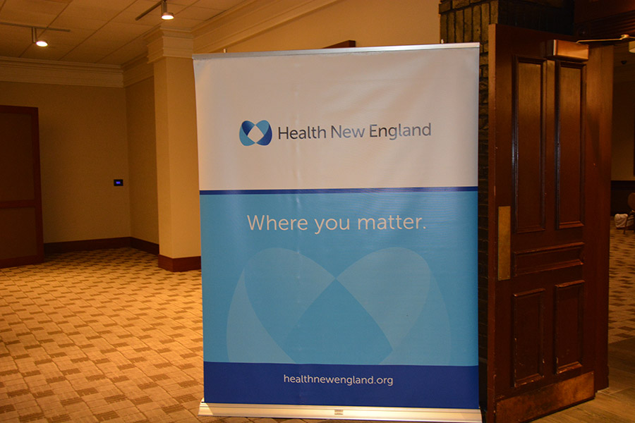 Health New England Banner at Kids Safety Expo 2018