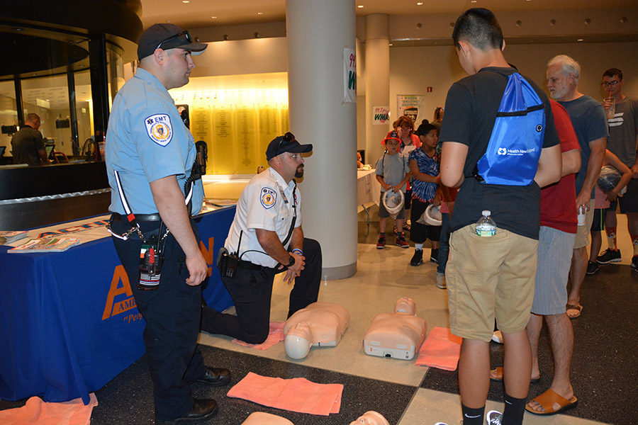 CPR demonstration at Kids Safety Expo 2018