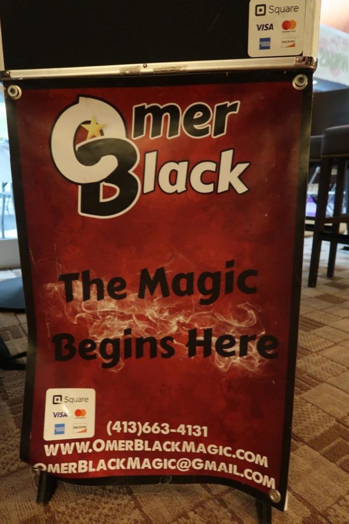 Omer Black magic at Kids Safety Expo