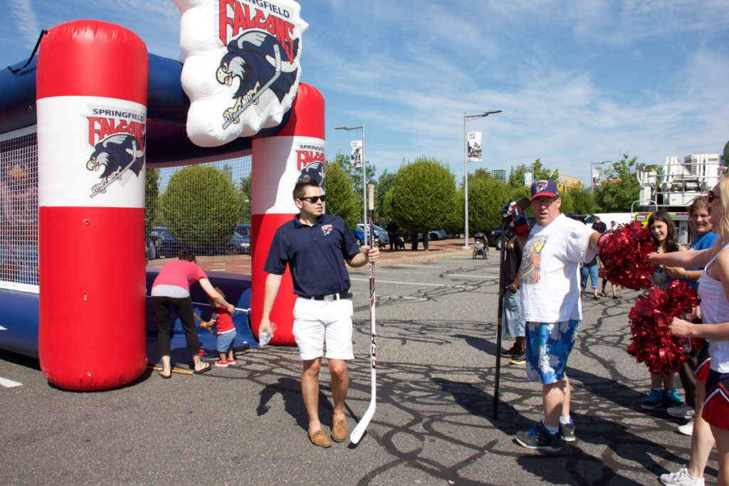 Kids Safety Expo inflatable hockey
