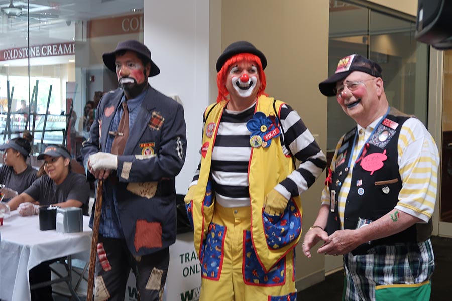 Clowns at Kids Safety Expo
