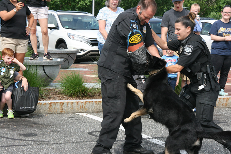 K9 demonstration at Kids Safety Expo 2018