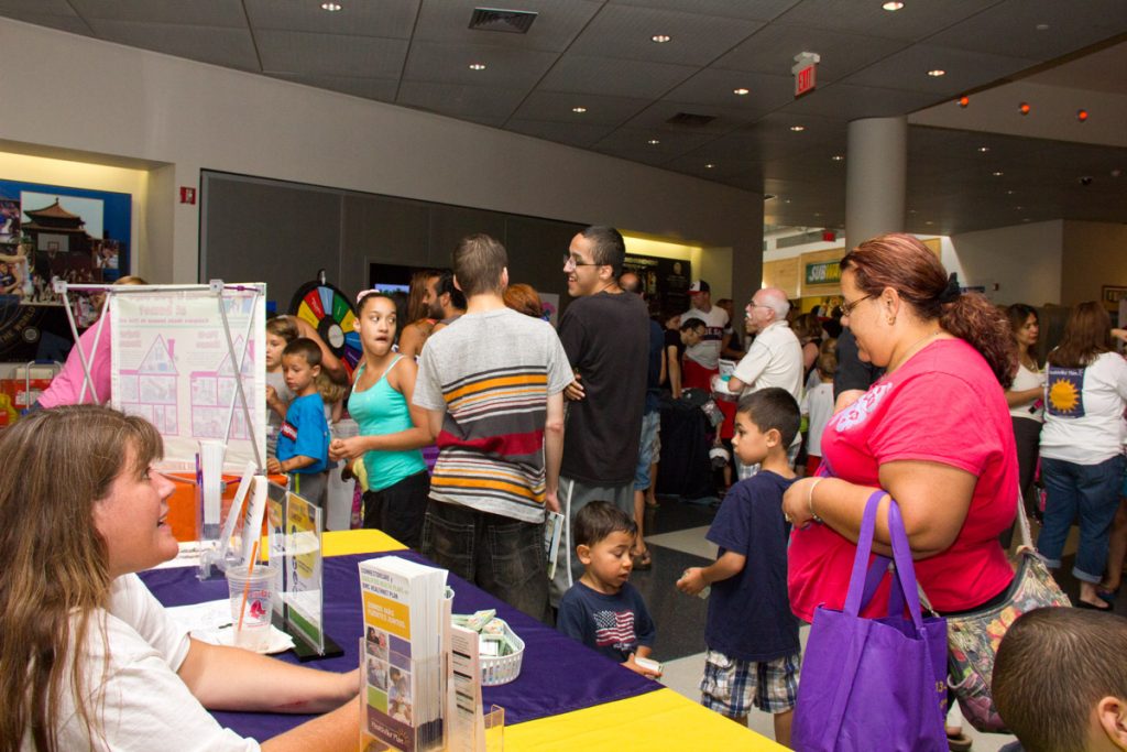 Crowds at Kids Safety Expo
